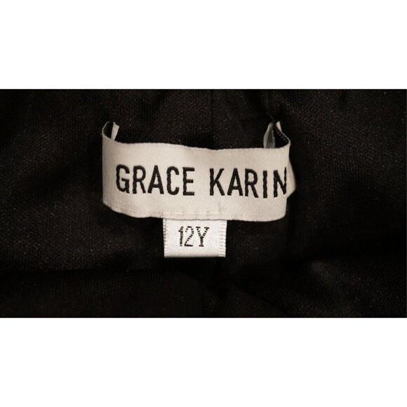 Grace Karin Girl's Sequin Ruffle Skirt - Gold/Black, Size 12Y - Picture 8 of 13